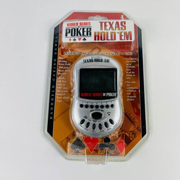 Texas Hold ‘Em World Series of Poker Electonic Game; Unopened - Picture 4 of 4